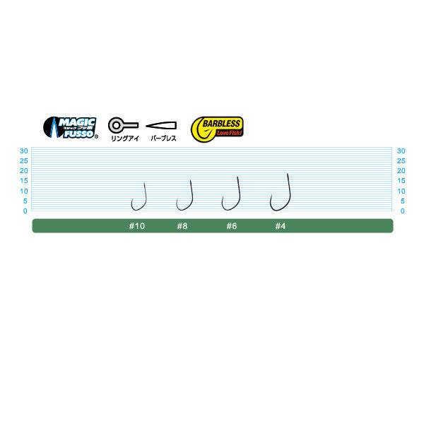 OWNER SBL-47 SINGLE BARBLESS #6 (11 pcs/pack) - Britannic Trade