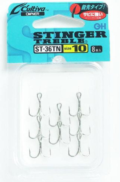OWNER ST-36TN STINGER TREBLE #10 fishing terminal tackle