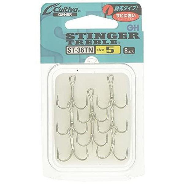 OWNER ST-36TN STINGER TREBLE #5 fishing terminal tackle
