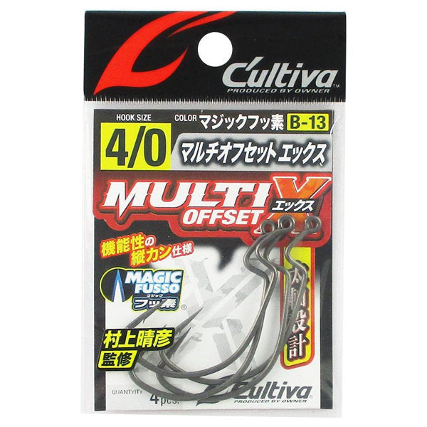 OWNER B-13 MULTI OFFSET X #4/0 (4 pcs/pack)