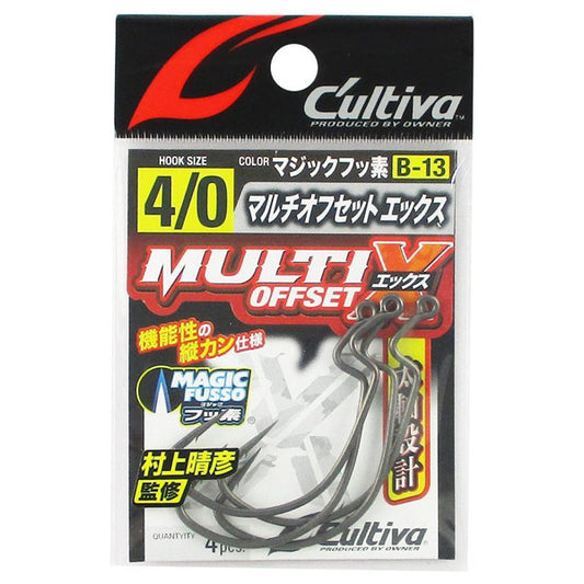 OWNER B-13 MULTI OFFSET X #4/0 (4 pcs/pack)