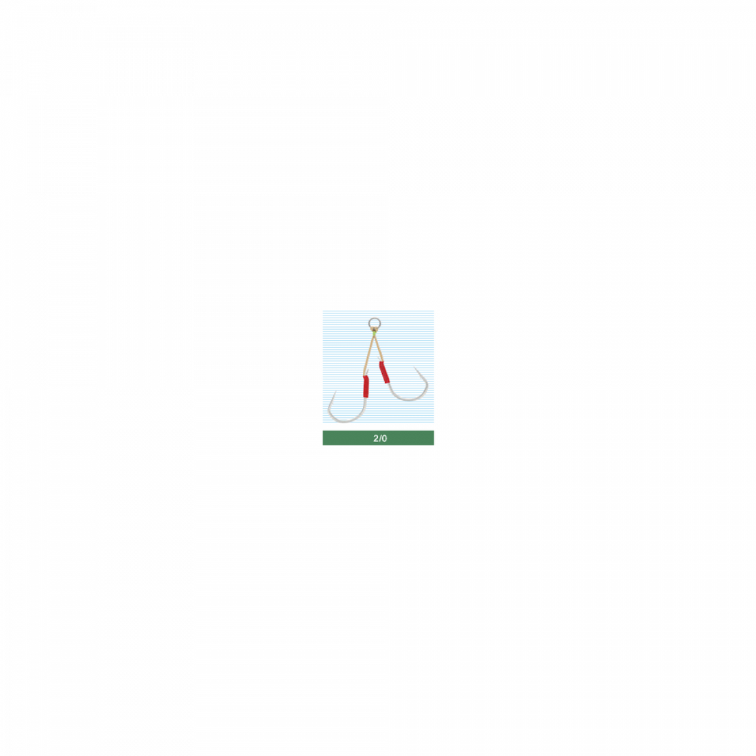 OWNER JD-22 JIGGER LIGHT DANSA HAYAGAKE #2/0 (2 pcs/pack) fishing terminal tackle — photo 2