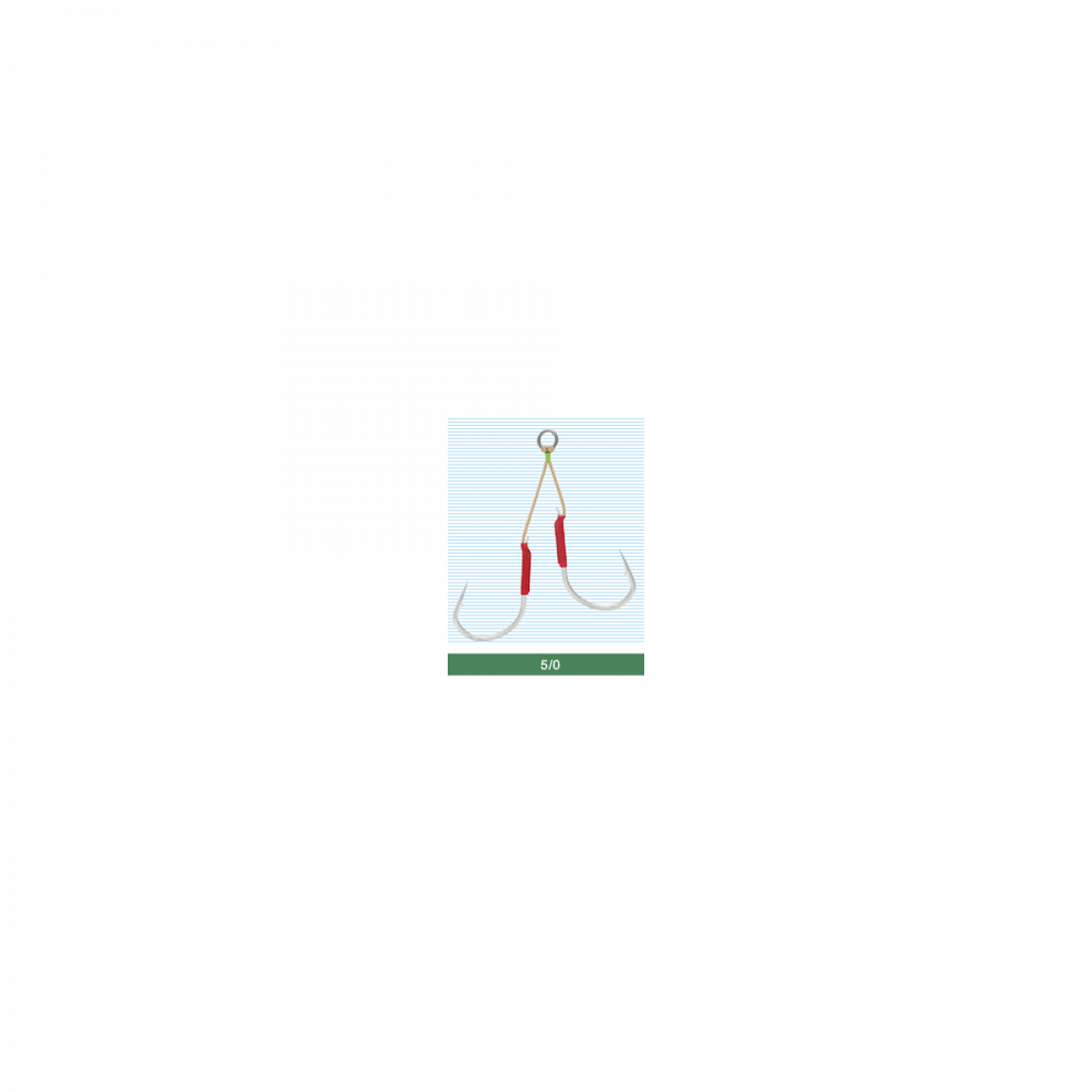OWNER JD-22 JIGGER LIGHT DANSA HAYAGAKE #5/0 (2 pcs/pack) fishing terminal tackle — photo 2