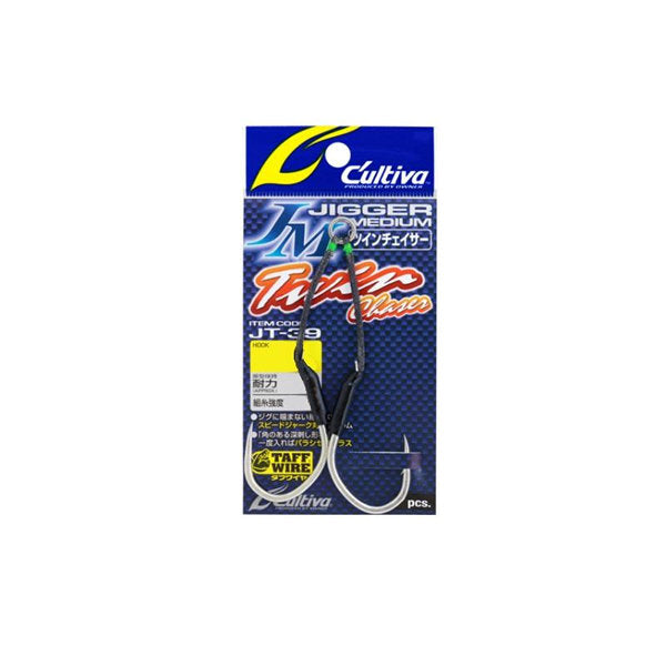 OWNER JT-39 JIGGER MEDIUM TWIN CHASER #2/0 fishing terminal tackle