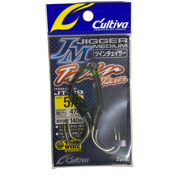 OWNER JT-39 JIGGER MEDIUM TWIN CHASER #5/0 fishing terminal tackle — photo 2