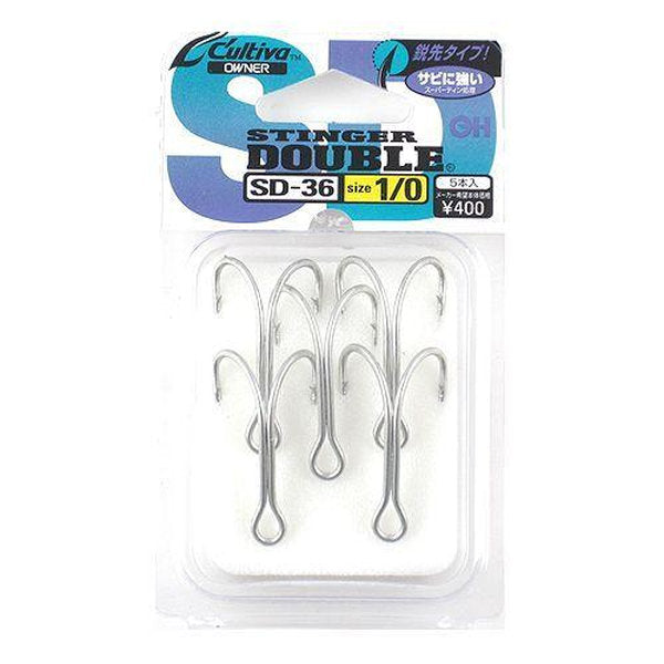 OWNER SD-36 STINGER DOUBLE #1/0 fishing terminal tackle