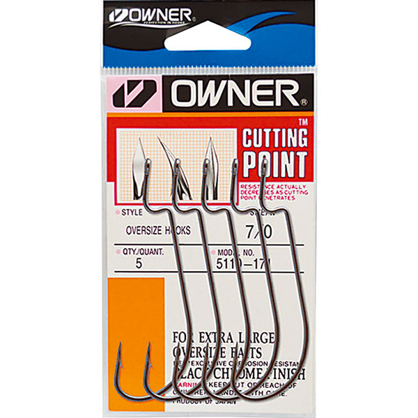 OWNER OH OVERSIZE HOOKS 7/0 (5 pcs/pack) fishing terminal tackle — photo 2
