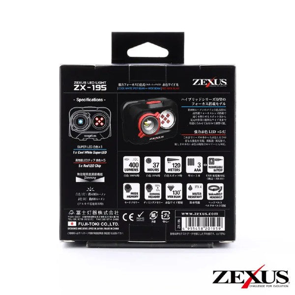 ZEXUS HEAD LIGHT ZX-195 fishing accessory — photo 3