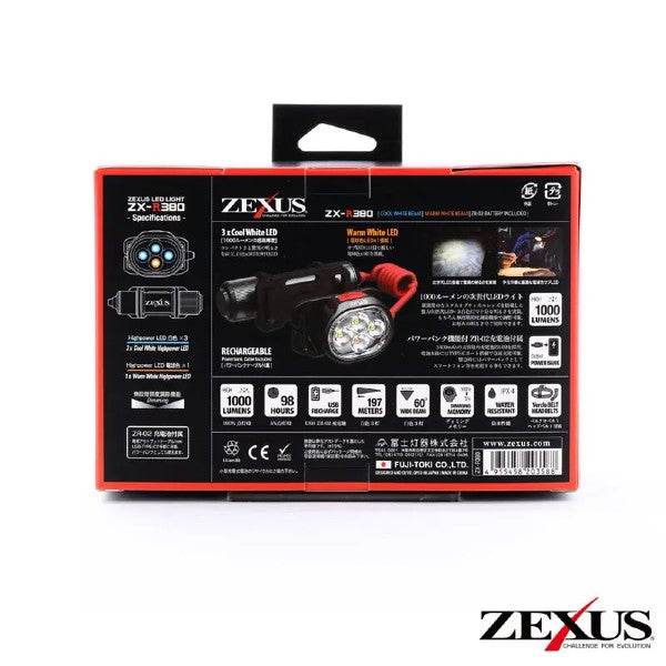 ZEXUS HEAD LIGHT USB charging type ZX-R380 USB charging type - Britannic Trade
