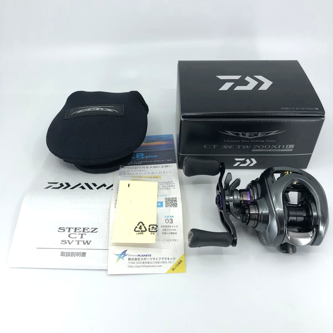 DAIWA 19 STEEZ CT SV TW 700XHL LEFT fishing reel