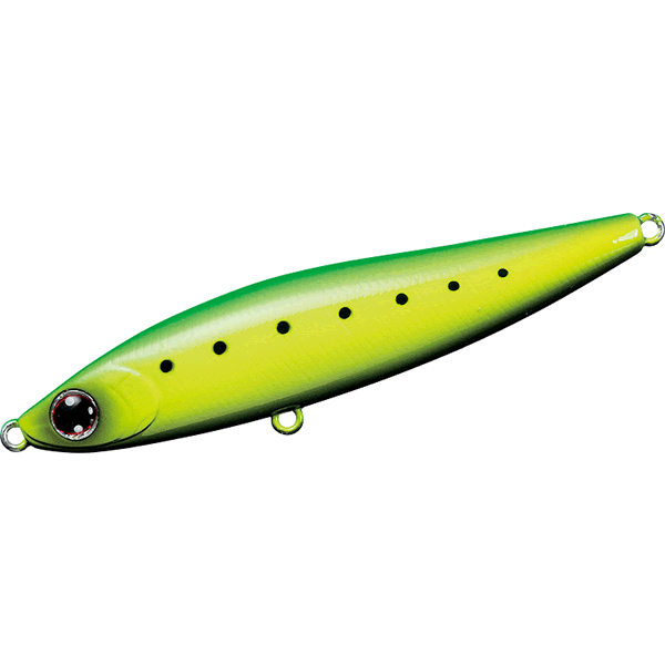 DAIWA MORETHAN SWITCH HITTER 85S 85mm : 20g Sinking LIME IWASHI