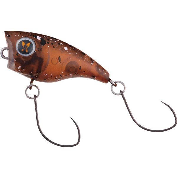 DAIWA PRESSO POPPIN'BUG 28mm : 1.5g Floating SUKESUKE BROWN PELLETS freshwater fishing lure