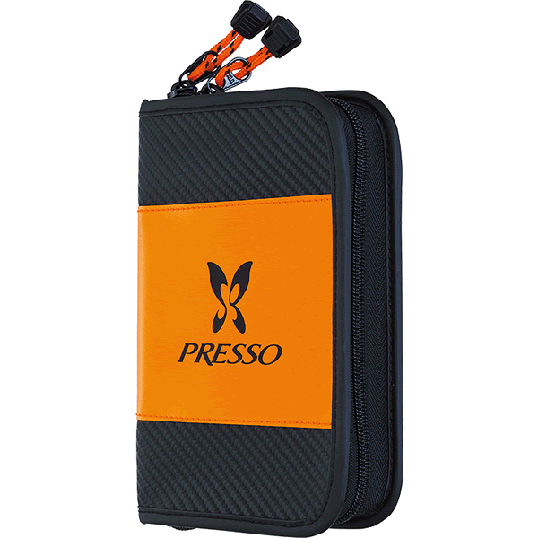 DAIWA PRESSO WALLET (C) M : 9 x 18 x 4cm ORANGE