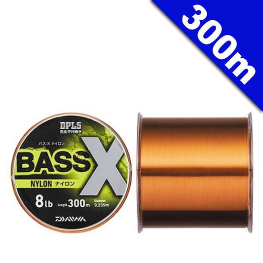 DAIWA BASS-X #5 (20 lb) - 300m NYLON ASSAM BROWN_