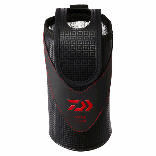 DAIWA BOTTLE HOLDER (D) 9 x 9 x 18cm BLACK/RED