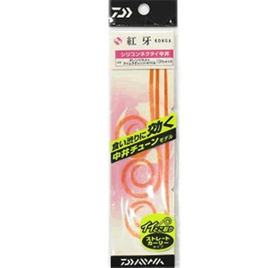 DAIWA KOHGA SILICONE NECKTIE NAKAI TUNE STC SLIM STRAIGHT CURLY SLIM (3 pcs/pack) MAZUME CHART