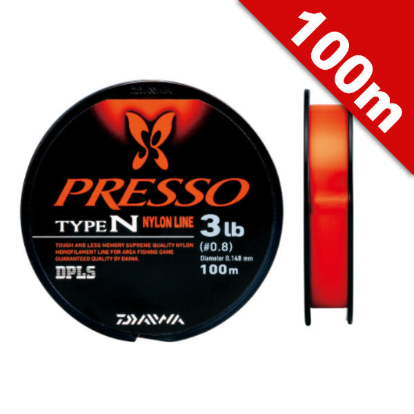 DAIWA SILVER CREEK TYPE-N 2.5lb - 100m NYLON Fine Orange