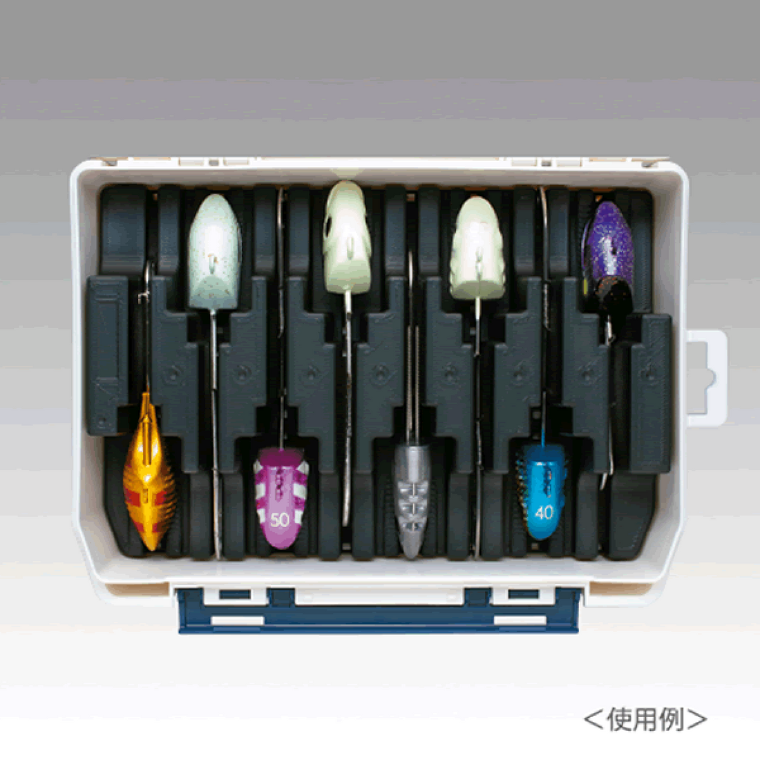 MEIHO TACHIUO TENYA CASE 255×190×60mm L WHITE fishing accessory — photo 3