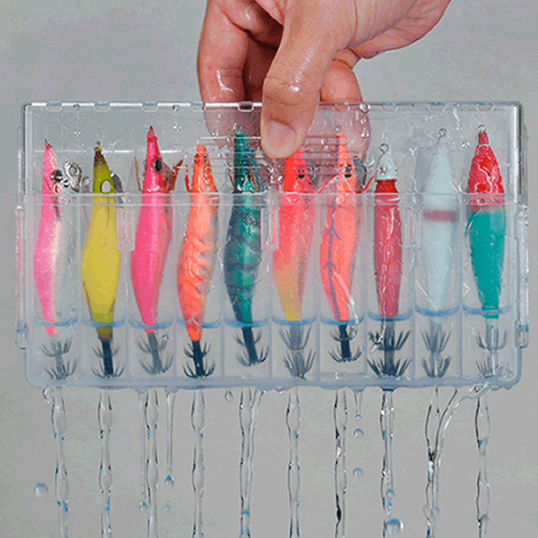MEIHO EGI STOCKER 214 x 116 x 30mm VW-ES2050 CLEAR fishing accessory — photo 2