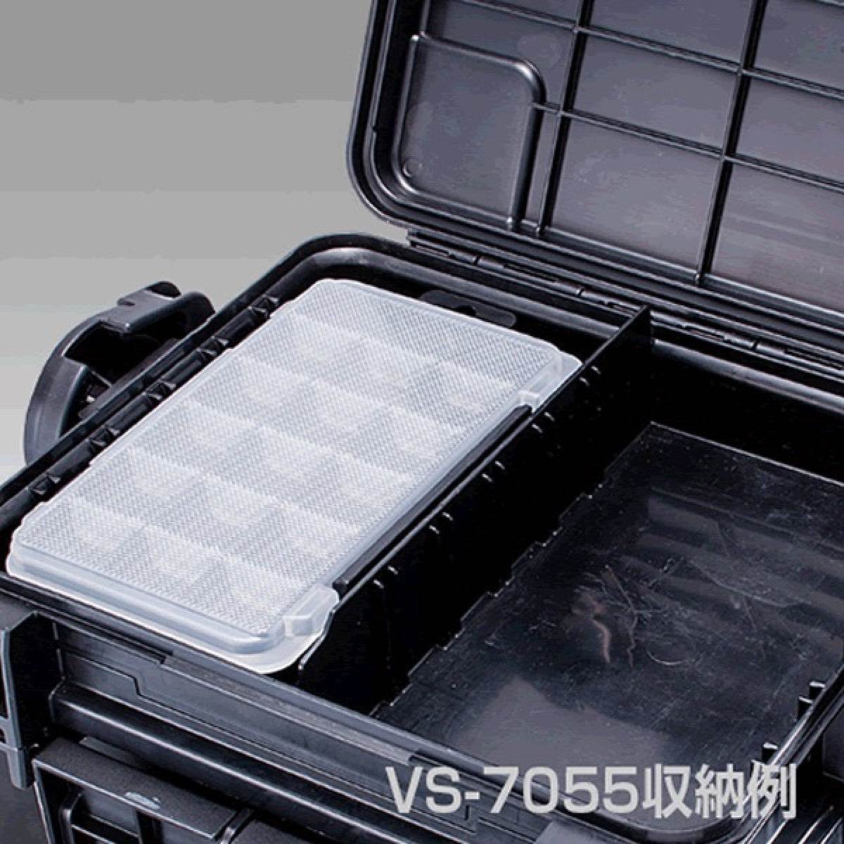 MEIHO LIGHT GAME CASE J 175×105×18mm J CLEAR/BLACK - Britannic Trade