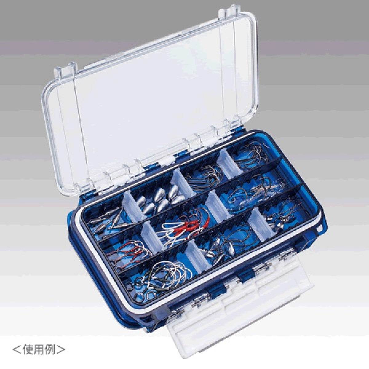 MEIHO WATER PROOF CASE WG 175×105×43mm WG CLEAR BLUE - Britannic Trade