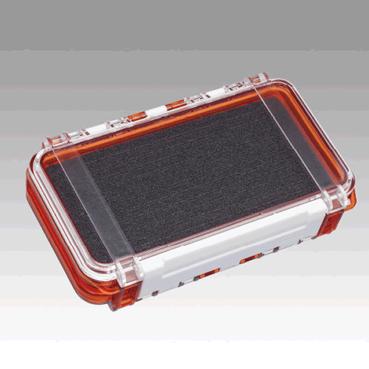 MEIHO WATER PROOF CASE WG 175×105×43mm WG-2 CLEAR ORANGE - Britannic Trade