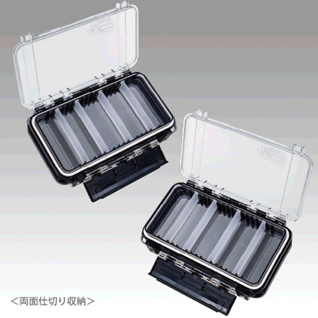 MEIHO VS-450WG 175×105×43mm VS-450WG CLEAR BLACK fishing accessory — photo 2