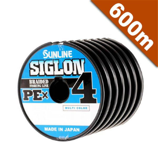 SUNLINE SIGLON PE x4 #1.2 (20 lb) - 600m ( 100m x 6 CONNECT ) PE MULTI COLOR