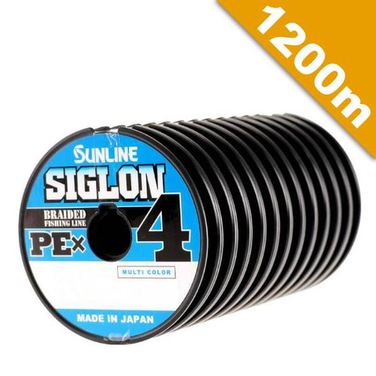 SUNLINE SIGLON PE x4 #3 (50 lb) - 1200m ( 100m x 12 CONNECT ) PE MULTI COLOR