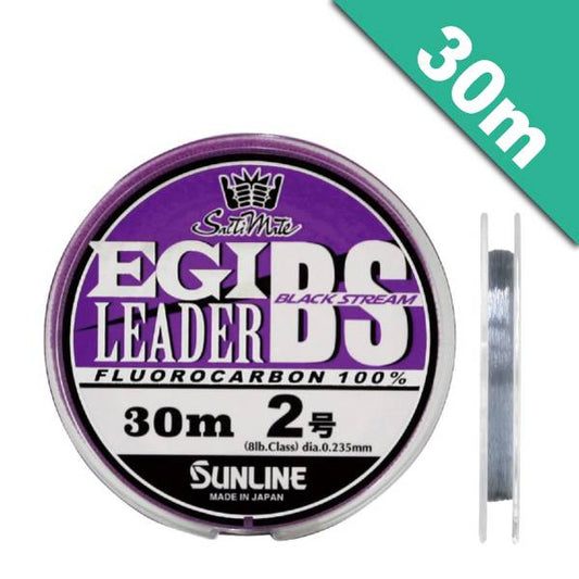 SUNLINE SALTIMATE EGI LEADER BS #1.5 - 30m FLUOROCARBON BLACKY