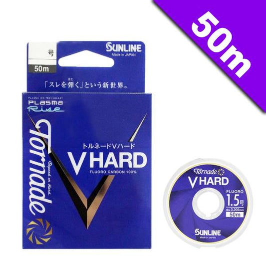 SUNLINE TORNADE V HARD #8 - 50m FLUOROCARBON NATURAL CLEAR