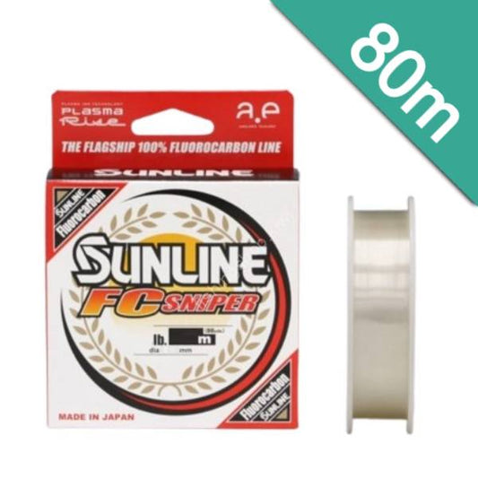 SUNLINE SHOOTER FC SNIPER 3 lb - 80m FLUOROCARBON CLEAR