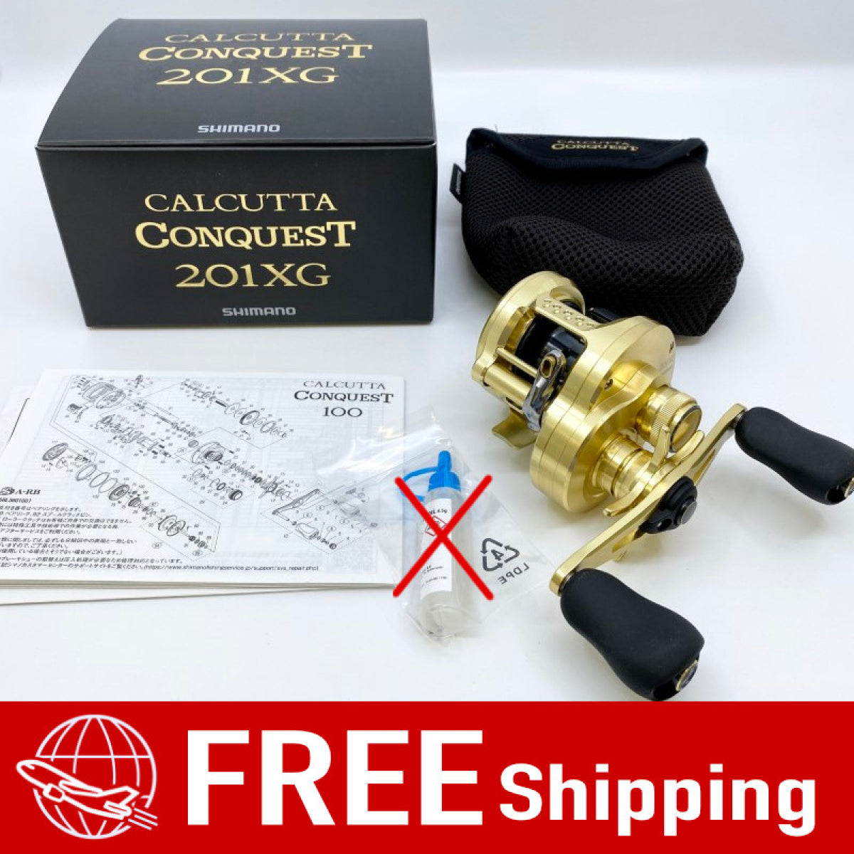 SHIMANO 22 CALCUTTA CONQUEST 201XG