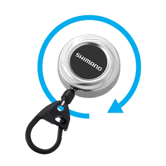 SHIMANO PIN-ON REEL METAL Max length : 48cm PI-311R MATTE BLACK