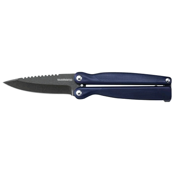 SHIMANO FOLDING KNIFE UF 122 × 32 × 15mm UB-202X DARK NAVY fishing accessory