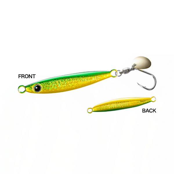 SHIMANO OCEA FALLSHOT BLADE 60g 72mm : 60g Sinking JU-W06X S GURI KIN 003