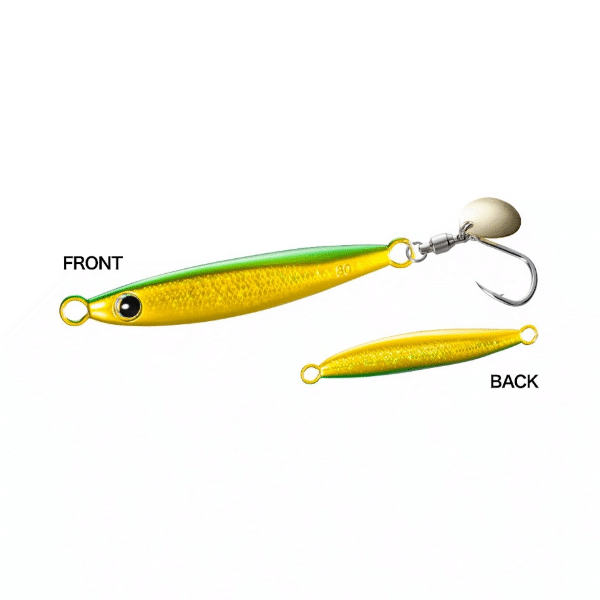 SHIMANO OCEA FALLSHOT BLADE 80g 79mm : 80g Sinking JU-W08X S GURI KIN 003