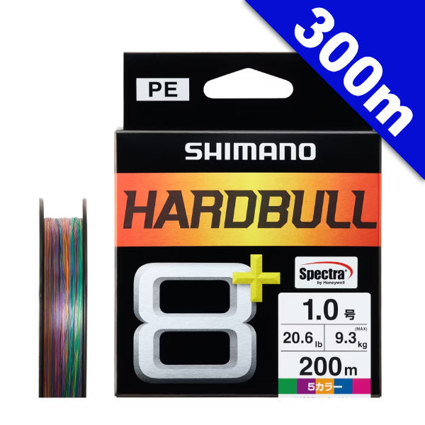 SHIMANO HARDBULL 8+ #3.0 (62.7 lb) - 300m LD-M78Y 5 MULTI