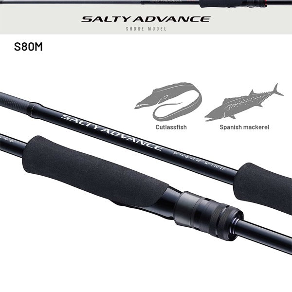SHIMANO 25 SALTY ADVANCE SHORE WIND S80M Spinning