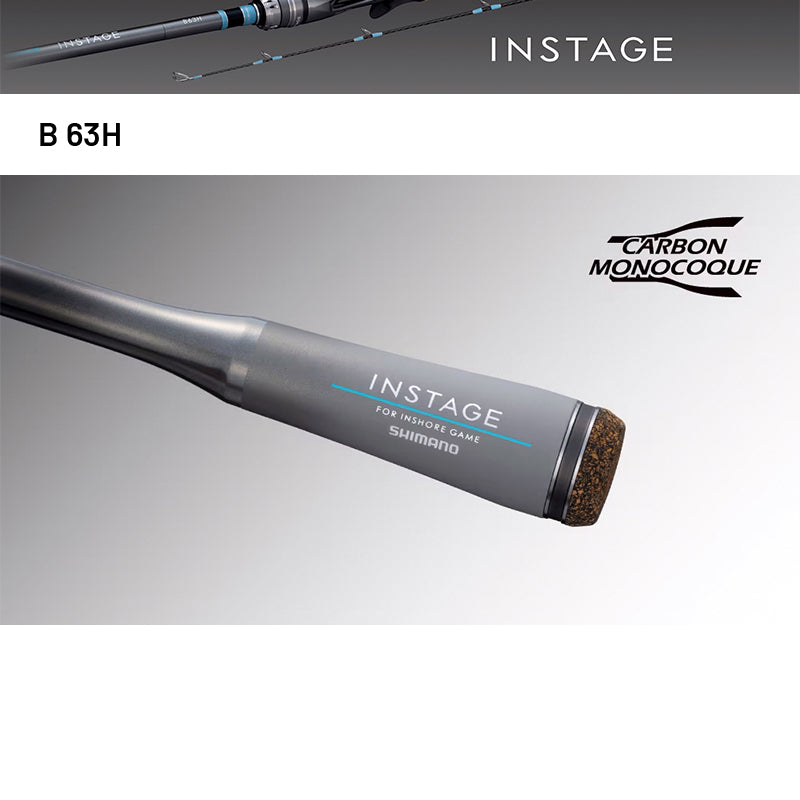 SHIMANO 24 INSTAGE B 63H (2 pieces, Casting) fishing rod — photo 2