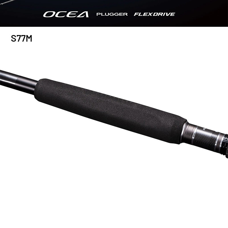 SHIMANO 22 OCEA PLUGGER FLEX DRIVE S77M (1 pce-Grip Joint, Spinning) fishing rod — photo 2