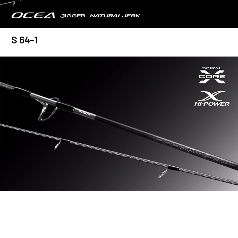 SHIMANO 24 OCEA JIGGER NATURAL JERK S 64-1 (1 piece, Spinning) fishing rod — photo 3