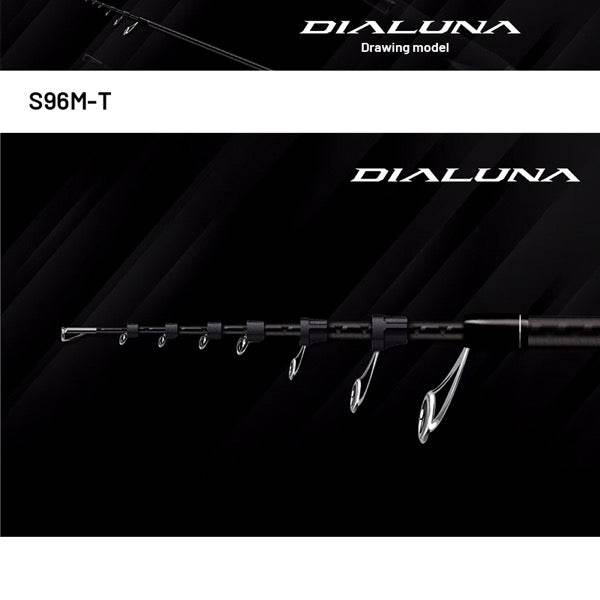 SHIMANO 24 DIALUNA [TELESCOPIC] S96M-T (3 pcs - Telescopic, Spinning) - Britannic Trade