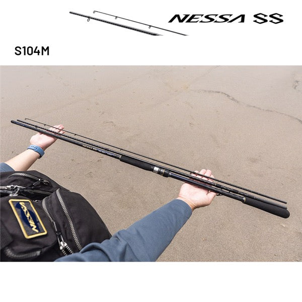 SHIMANO 24 NESSA SS S104M (3 pieces, Spinning) fishing rod — photo 3