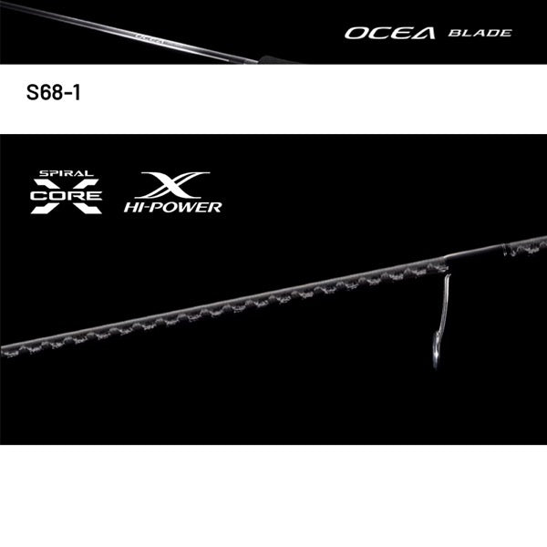SHIMANO 24 OCEA BLADE S68-1 (2 pieces, Spinning)