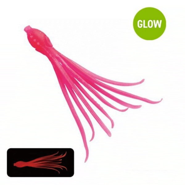 SHIMANO ENGETSU SYUGYO TIE IIDAKO BABY 100mm (2 pcs/pack) EW-008Q PINK GLOW