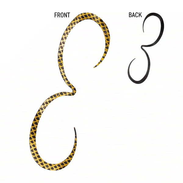 SHIMANO ENGETSU STRONG CURLY 135mm (5 pcs/pack) ED-X01U BLACK GOLD