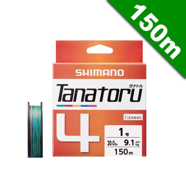 SHIMANO TANATORU 4 #1.0 (20.0 lb) - 150m PL-F54R 5 COLOR