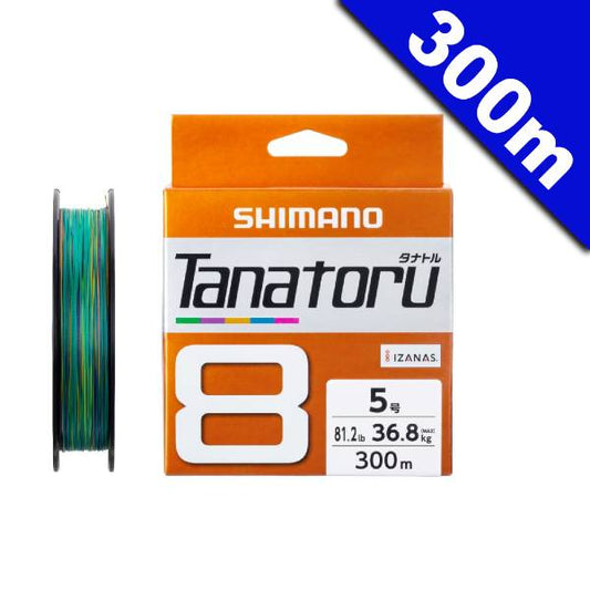 SHIMANO TANATORU 8 #0.6 (14.5 lb) - 300m PL-F78R 5 COLOR