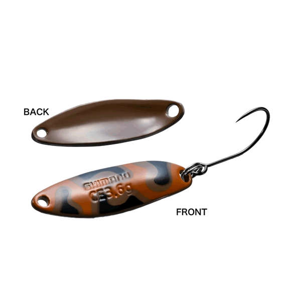 SHIMANO Slim Swimmer Compact Edition, Camo Edition 3.6g BROWN ORE CAMO